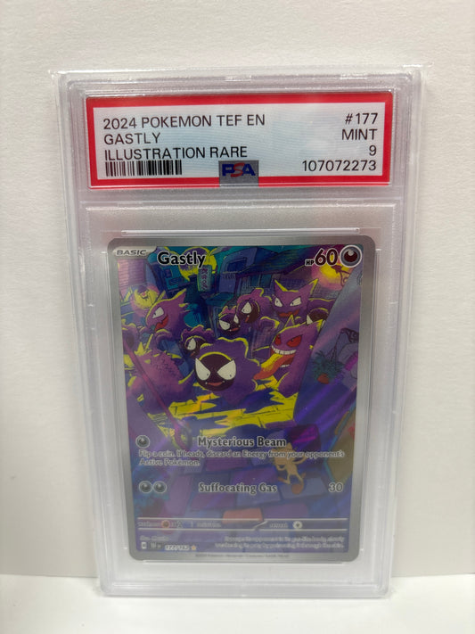 Pokemon Gastly 177/162 PSA 9