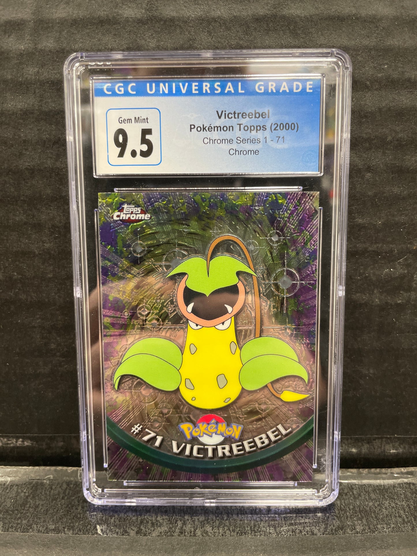 Pokémon Victreebell #71 Topps Chrome CGC 9.5