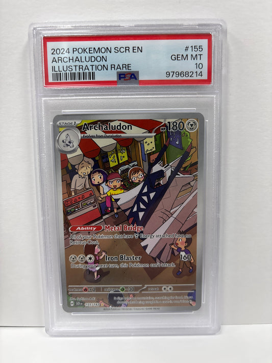 Pokemon Archaludon 155/142 PSA 10
