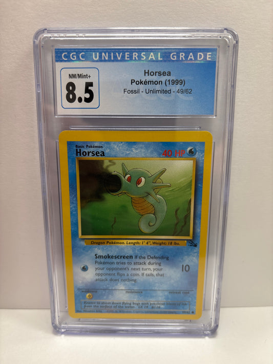 Pokemon Horsea 49/62 (1999) CGC 8.5