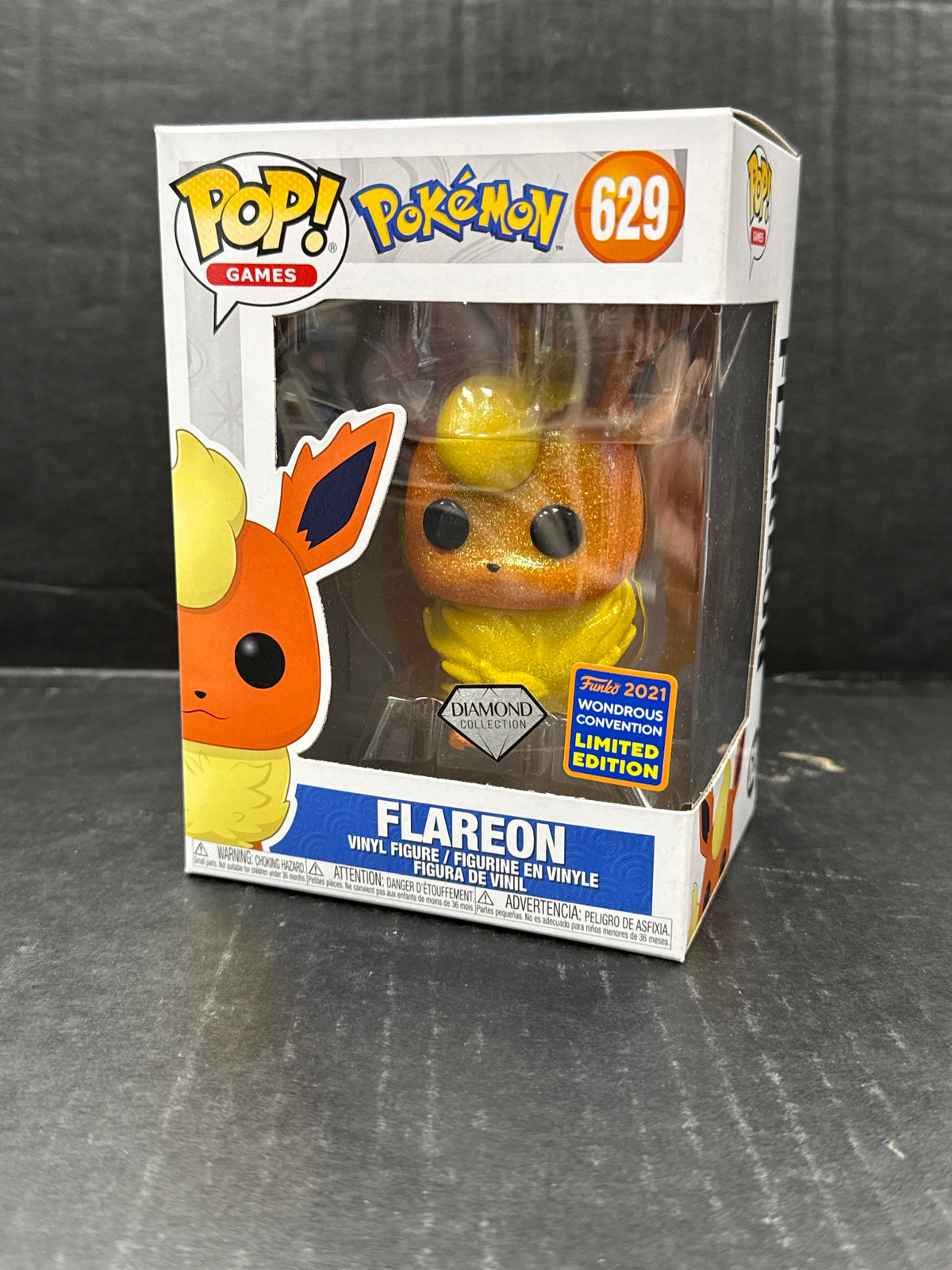Funko Pop! Pokemon Flareon 629 Wondrous Convention 2021