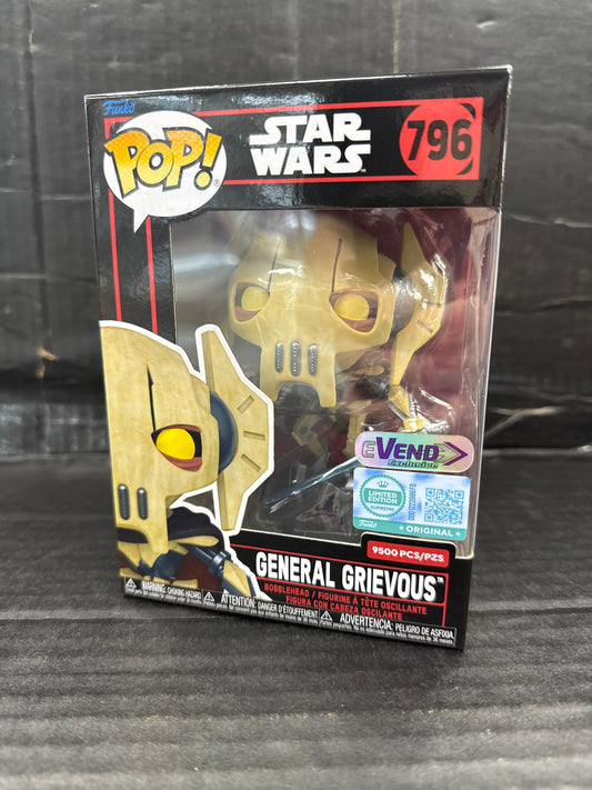 Funko Pop! Star Wars General Grievous 796 EVend Exclusive (Grade A)