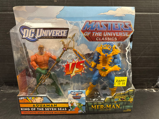 Mattel DC Universe Classics vs Masters of the Universe Classics Aquaman vs Mer-Man