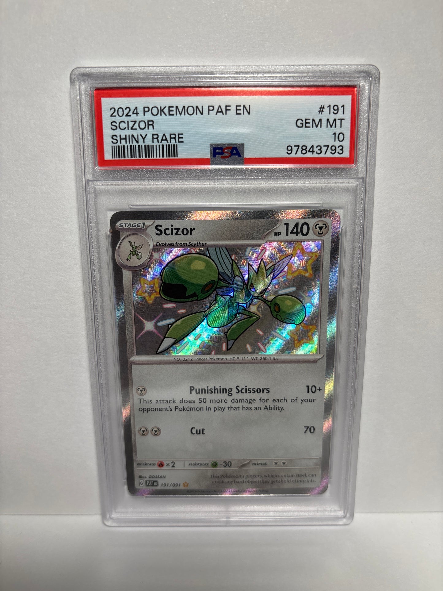 Pokemon Scizor 191/091 PSA 10