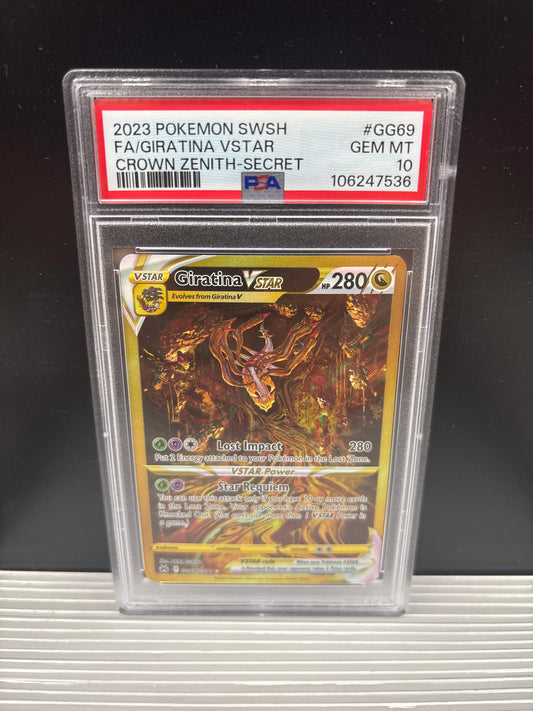 Pokemon Giratina VSTAR GG69/GG70 PSA 10
