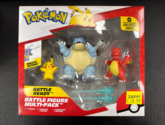 Pokémon Battle Figure Multi-Pack Blastoise Charmeleon Pikachu