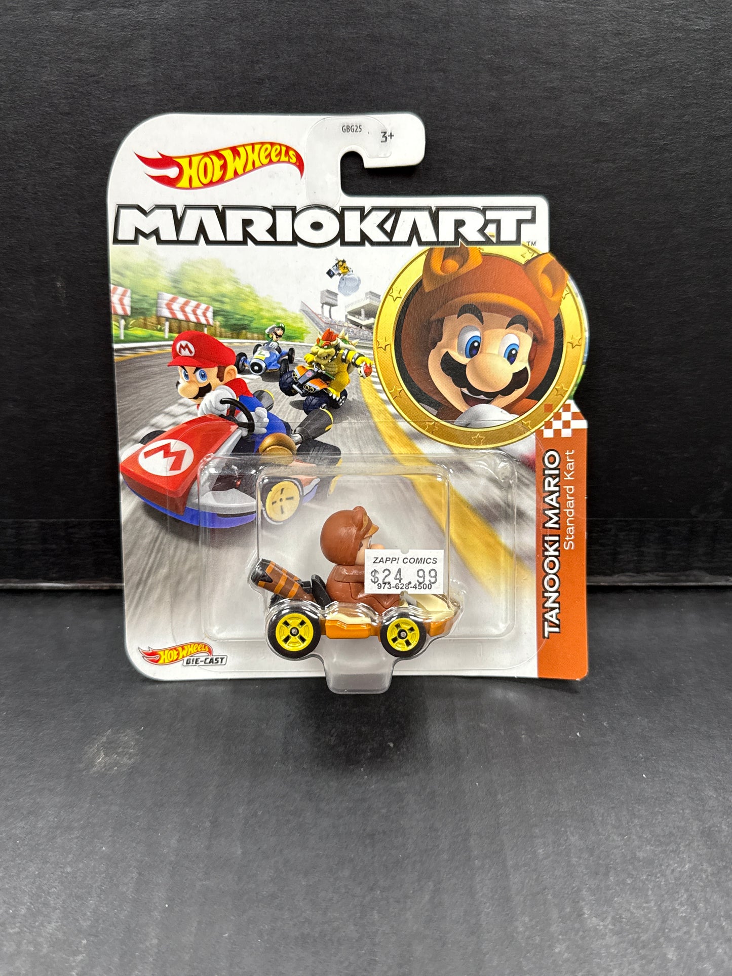 Hot Wheels Mario Kart - Tanooki Mario Standard Kart