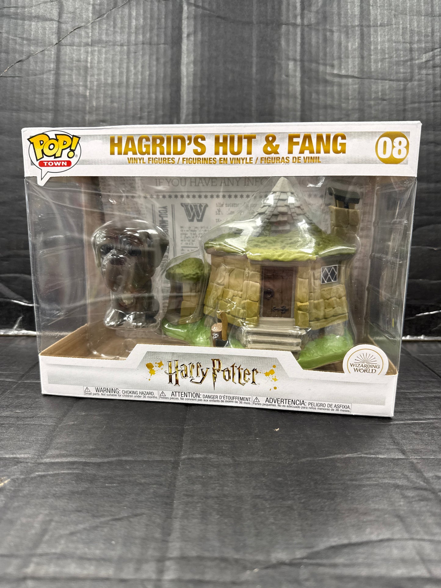 Funko Pop! Harry Potter Hagrid’s Hut & Fang 08 (Grade B+)