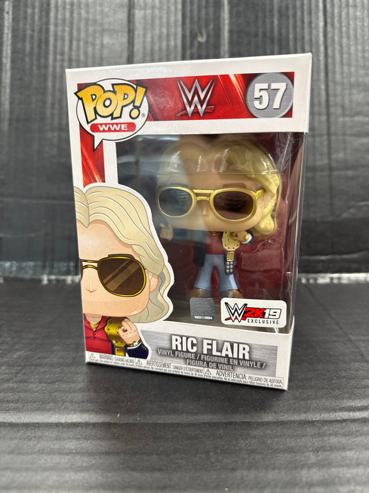 Funko Pop! WWE Ric Flair 57 WWE2K19 Exclusive (Grade B+)