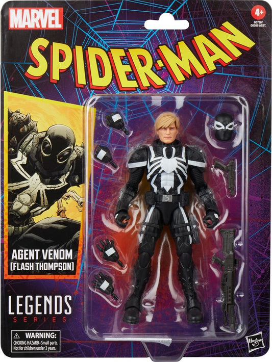 Marvel Legends Spider-Man Agent Venom (Flash Thompson) Retro Card