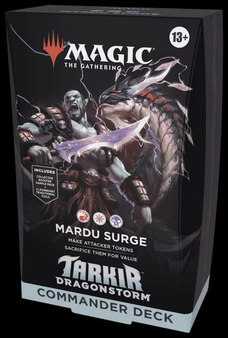 Magic the Gathering Tarkir Dragonstorm Mardu Surge Commander Deck