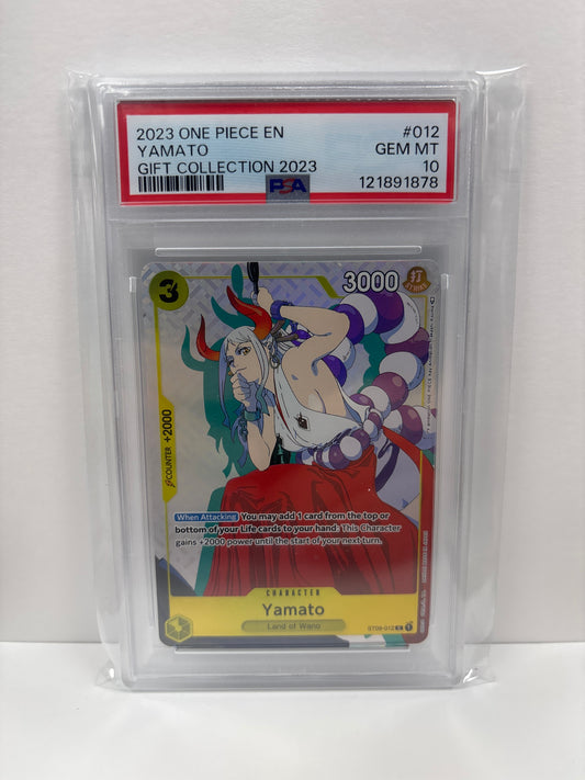 One Piece Card Game Yamato ST09-012 PSA 10