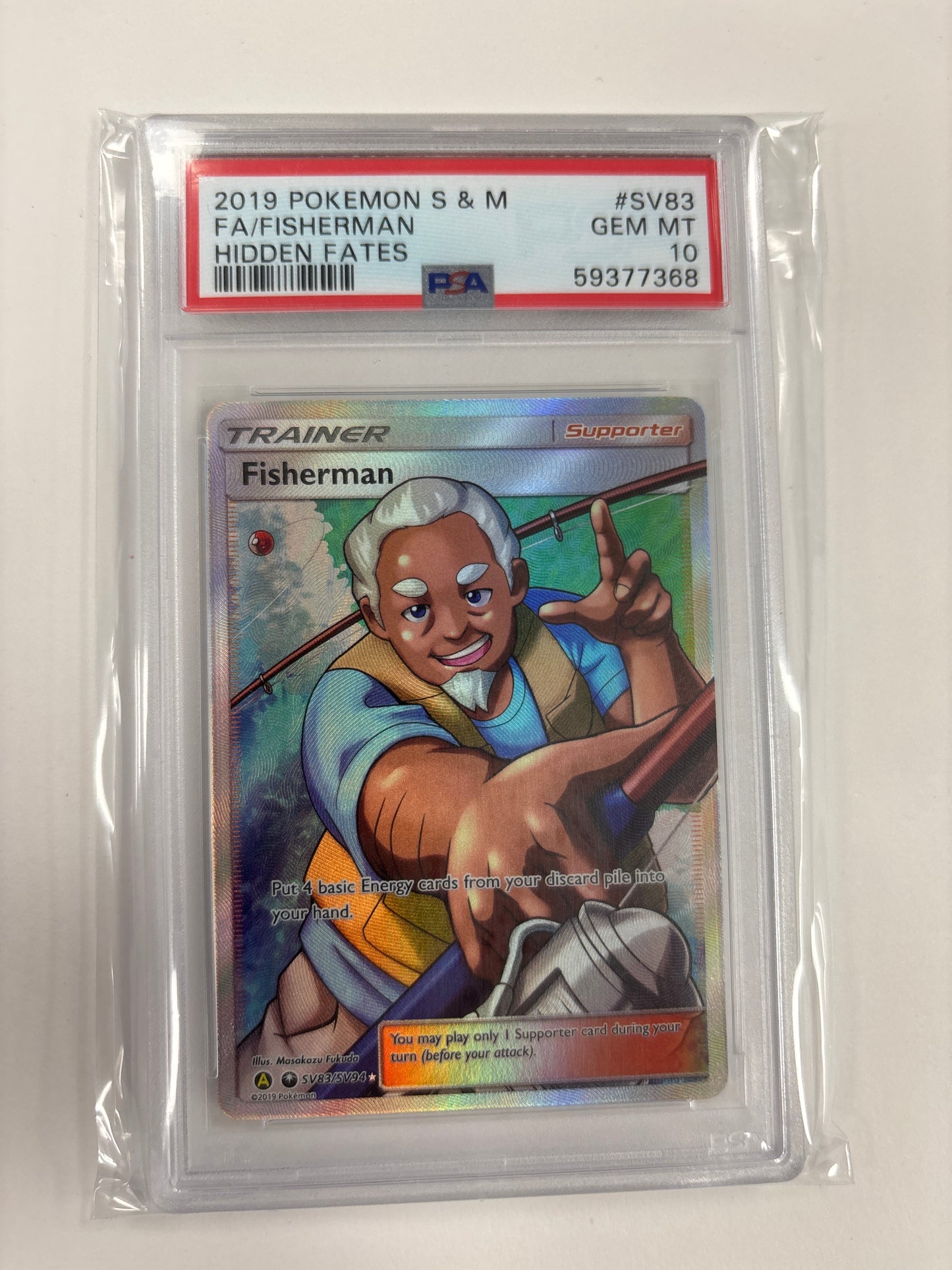 Pokemon Fisherman SV83/SV94 PSA 10