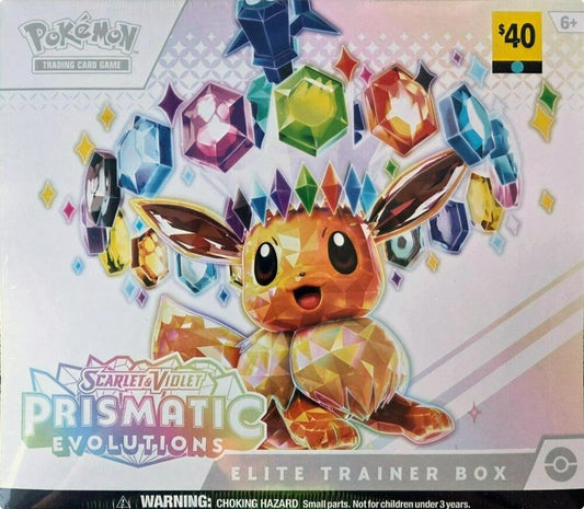 Pokemon Scarlet & Violet Prismatic Evolutions Dollar General Elite Trainer Box