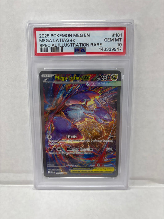 Pokemon Mega Latias ex 181/132 PSA 10