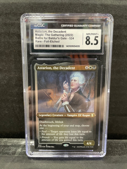 Magic the Gathering Astarion, the Decadent 524 Rare Foil Etched CGC 8.5