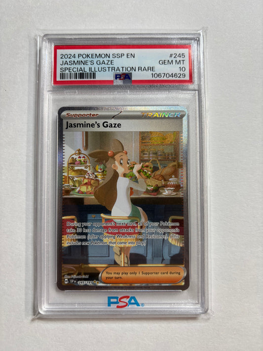 Pokemon Jasmine’s Gaze 245/191 PSA 10