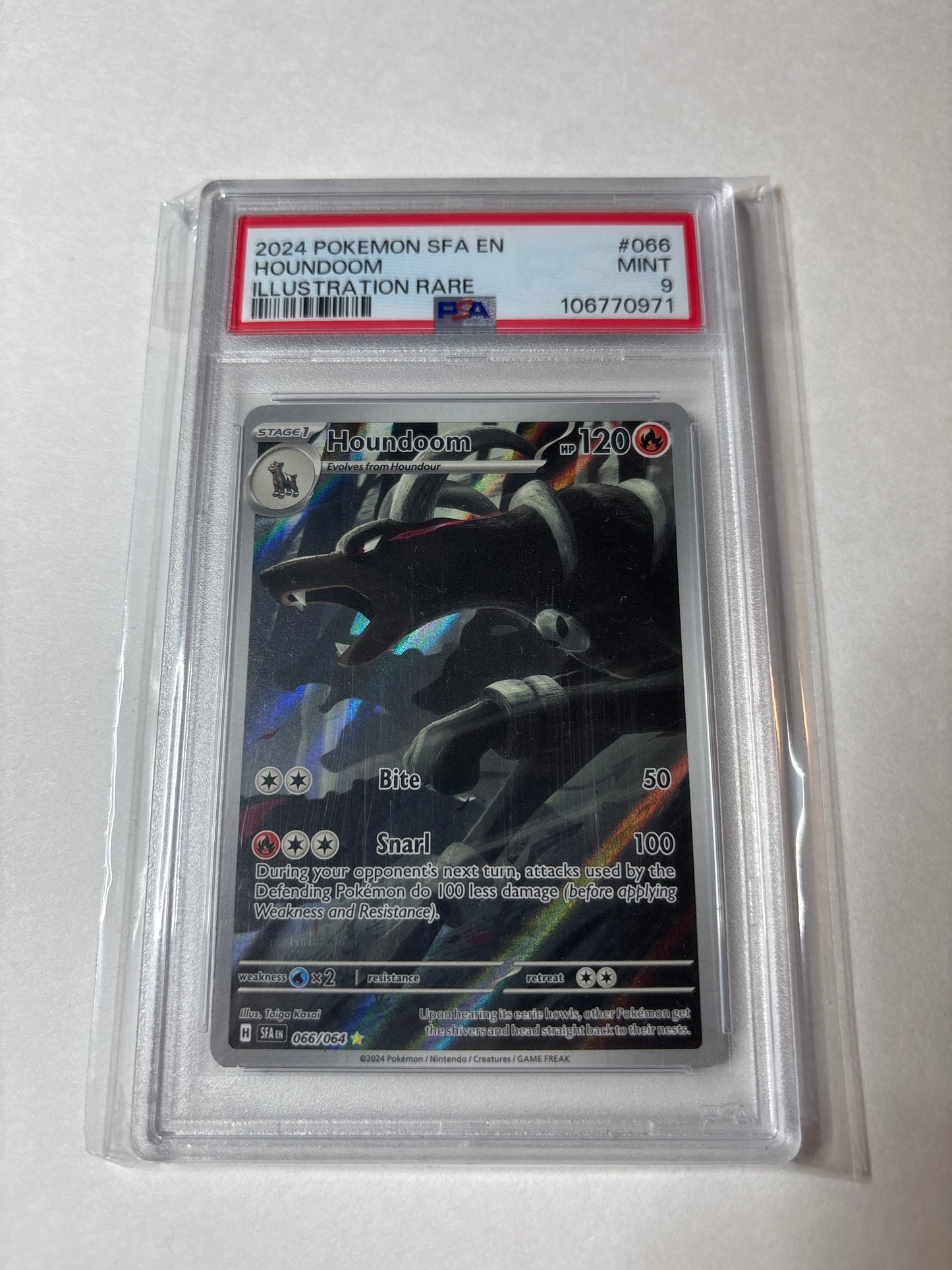 Pokemon Houndoom 066/064 PSA 9