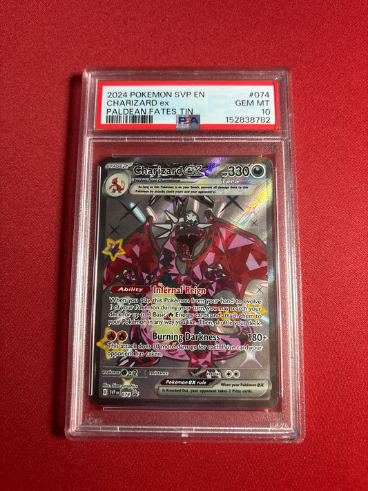 Pokemon Charizard ex 074 PSA 10
