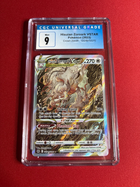 Pokemon Hisuian Zoroark VSTAR GG56/GG70 CGC 9