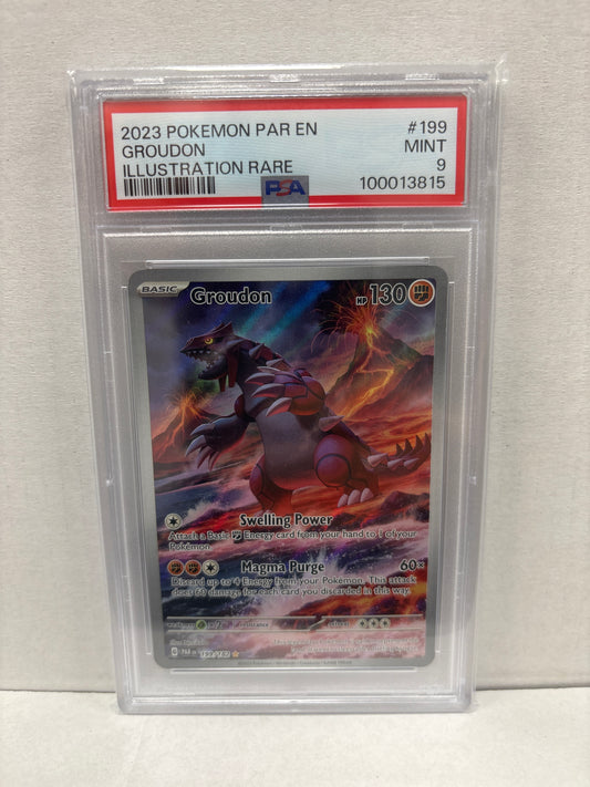 Pokemon Groudon 199/182 PSA 9