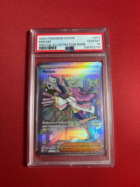 Pokemon Miriam 251/198 PSA 10