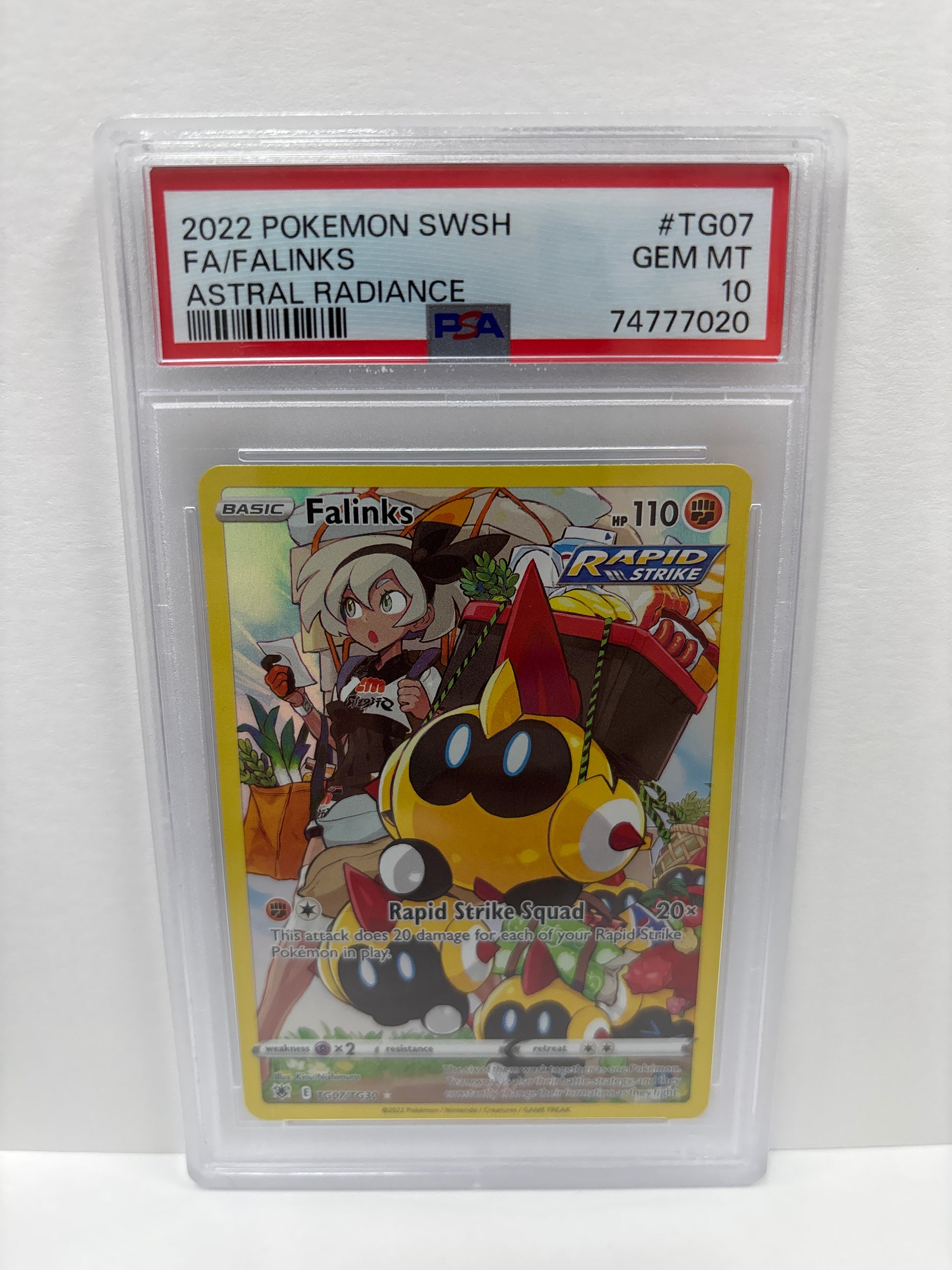 Pokemon Falinks TG07/TG30 PSA 10 Zapp! Comics Pokemon Falinks TG07/TG30 PSA 10 Zapp! Comics