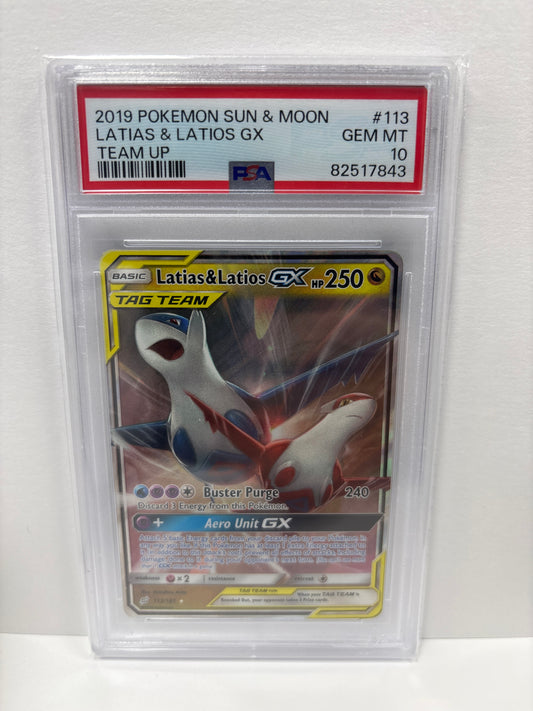 Pokemon Latias & Latios GX 113/181 PSA 10