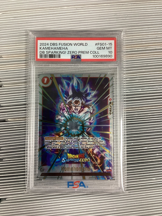 Dragon Ball Super Fusion World Kamehameha FS01-15 PSA 10
