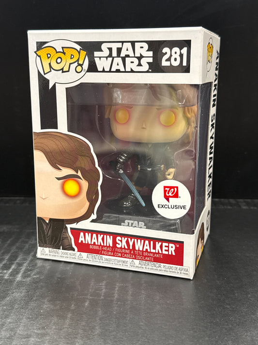 Funko Pop! Star Wars Anakin Skywalker 281 Walgreens Exclusive (Grade B+)