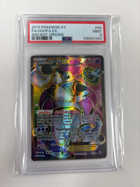 Pokemon Hoopa EX 89/98 PSA 9