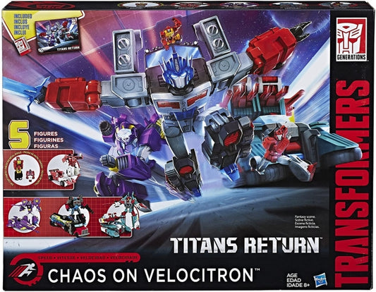 Transformers Combiner Wars Chaos on Velocitron (Box Damage)
