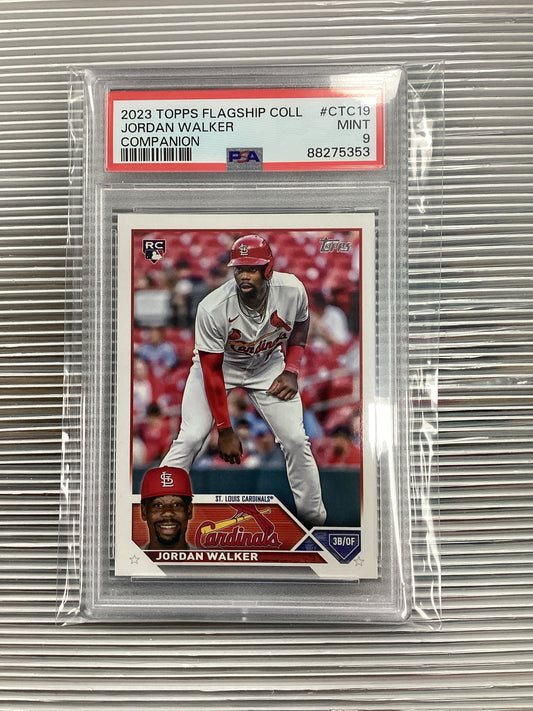 2023 TOPPS Flagship Jordan Walker CTC-19 Companion PSA 9