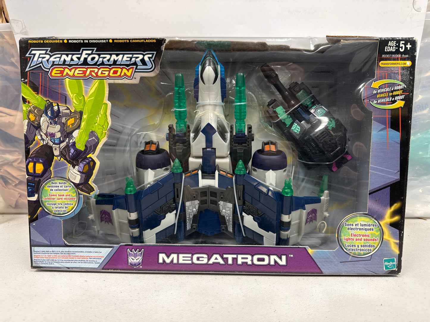 Transformers Energon Leader Class Megatron 2004 (Non-Mint Box)