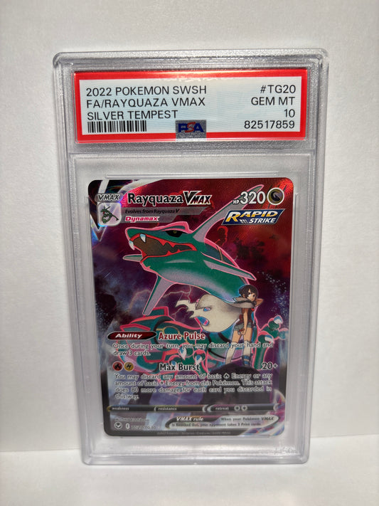 Pokemon Rayquaza VMAX TG20/TG30 PSA 10