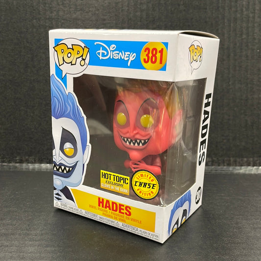 Funko Pop! Disney Hades 381 Chase Hot Topic Glow in the Dark Exclusive (Grade B+)