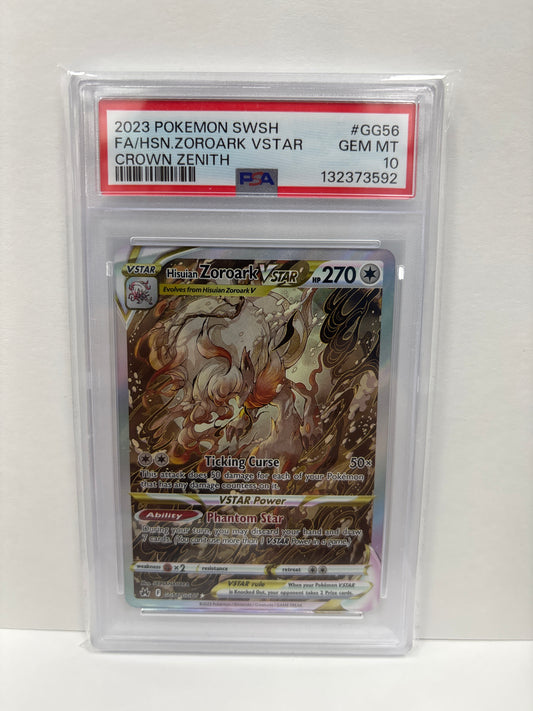 Pokemon Hisuian Zoroark VSTAR GG56/GG70 PSA 10
