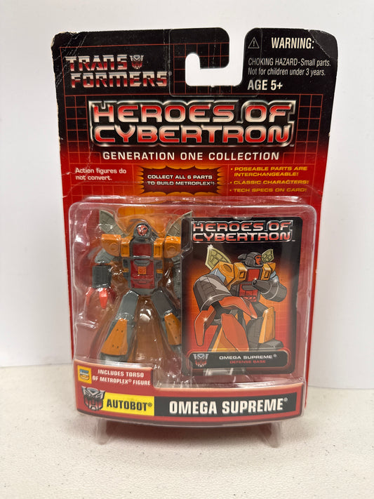 Transformers Heroes of Cybertron Generation One Collection Omega Supreme (Non-Mint Box)