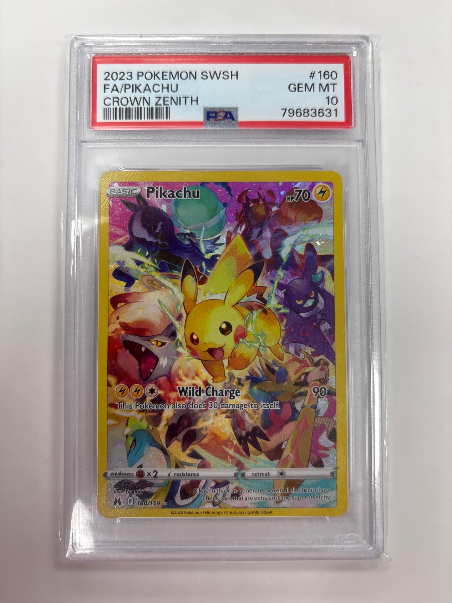 Pokemon Pikachu 160/159 PSA 10