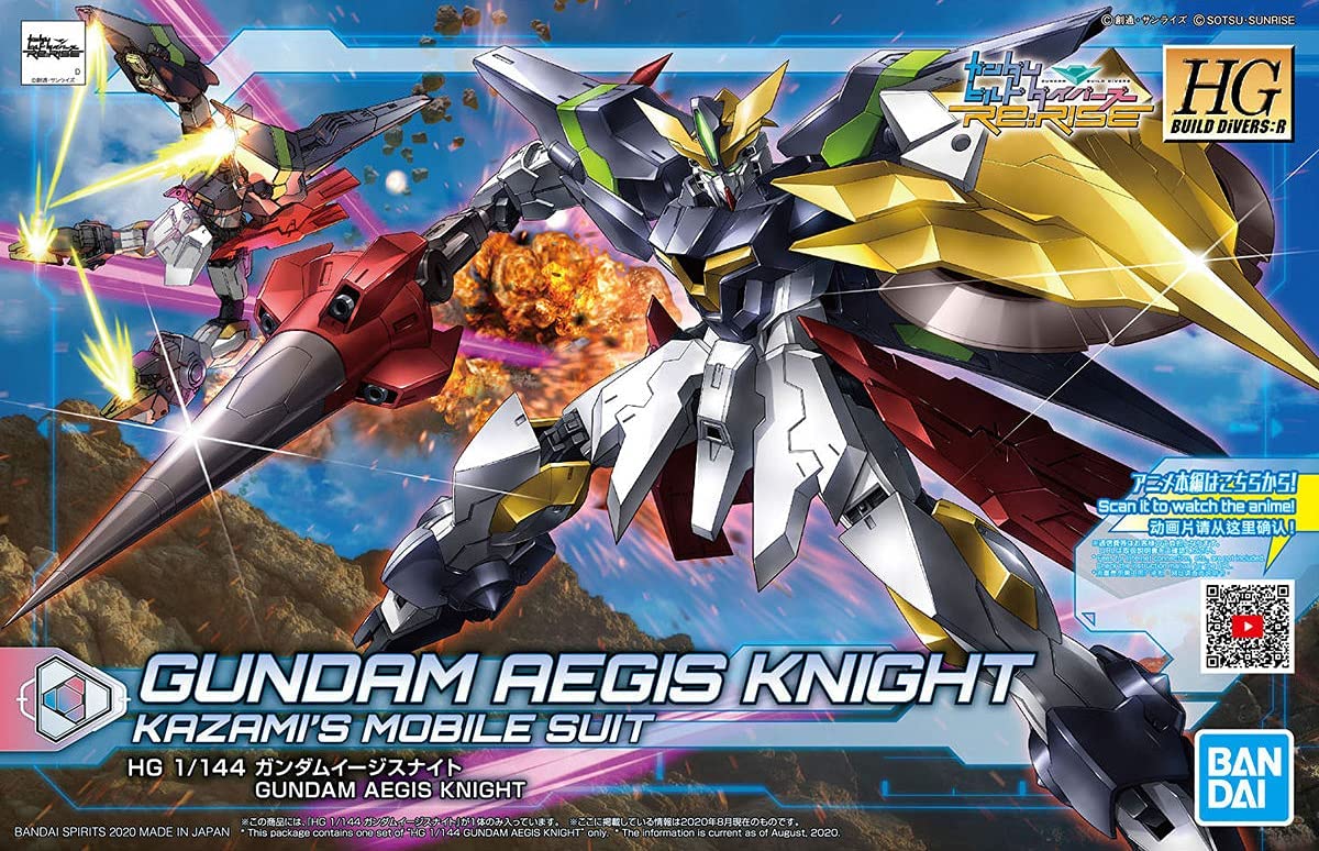 Bandai Spirits Build Divers Re:Rise Gundam Aegis Knight HG 1/144 Model Kit