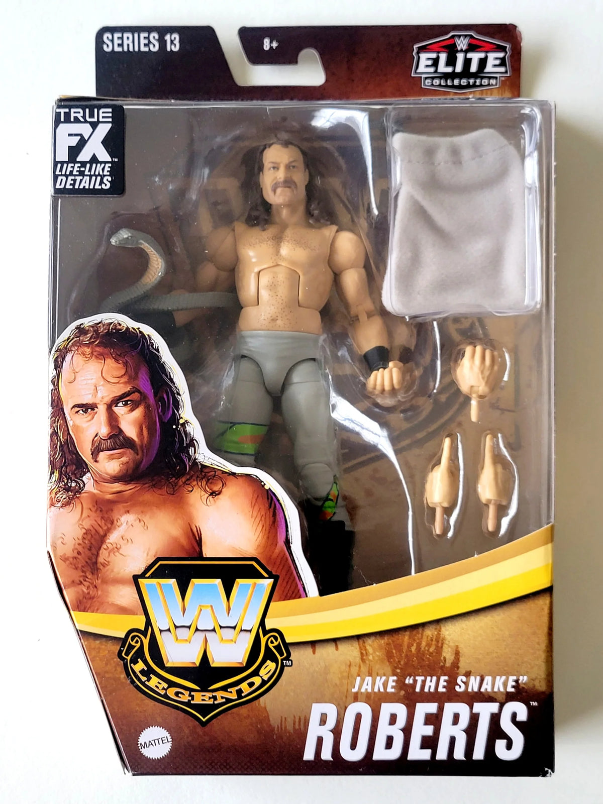 WWE Elite Series 13 Jake the Snake Roberts Chase