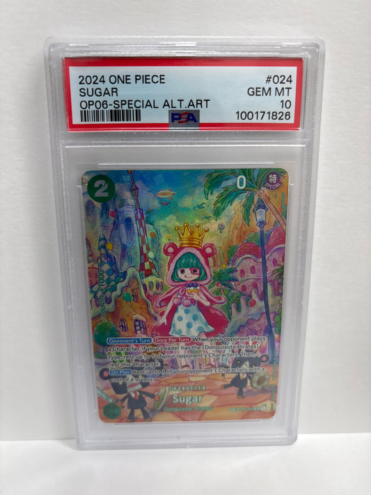 One Piece TCG Sugar OP04-024 PSA 10