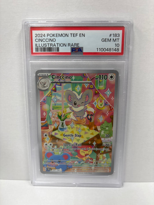 Pokemon Cinccino 183/162 PSA 10