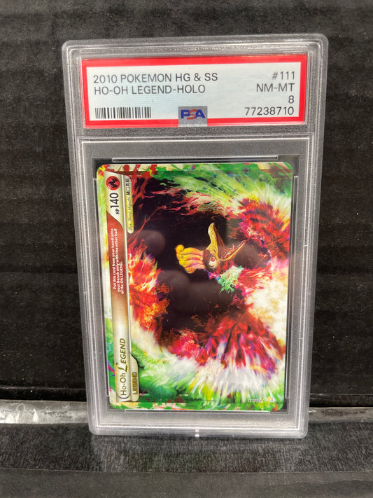 Pokemon Ho-oh Legend 111/123 PSA 8