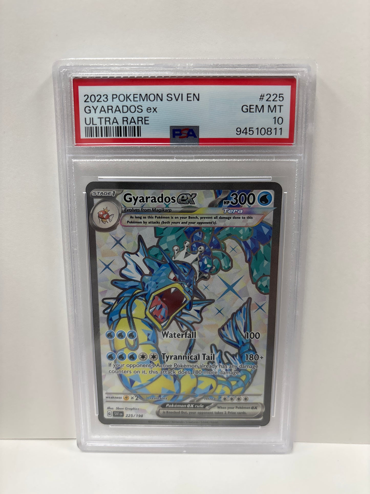 Pokemon Gyarados ex 225/198 PSA 10