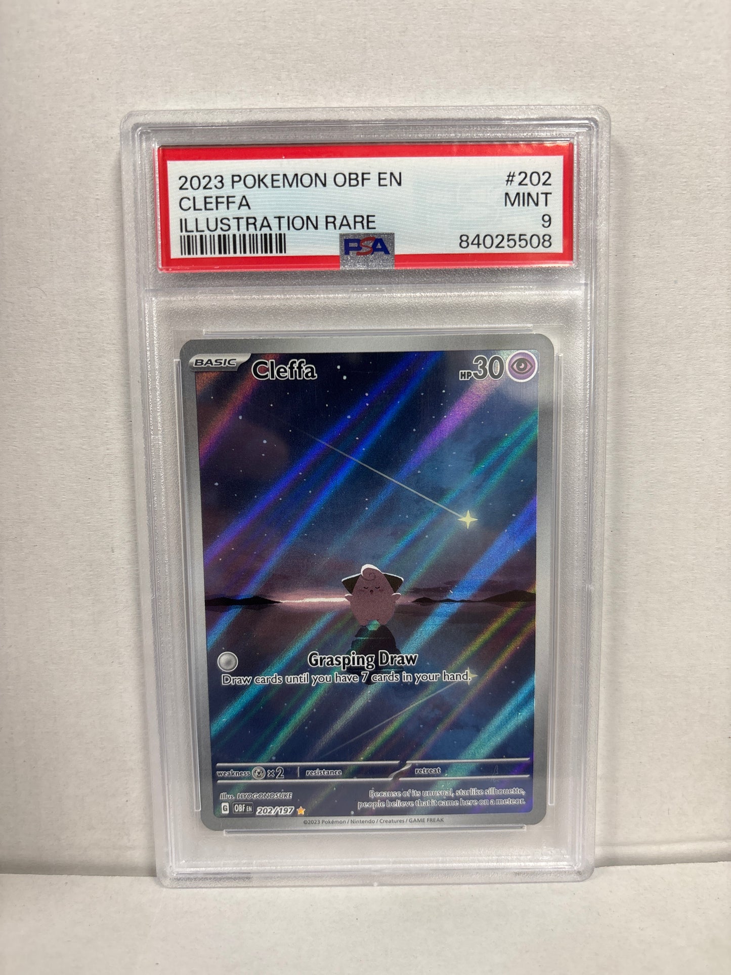 Pokemon Cleffa 202/197 PSA 9