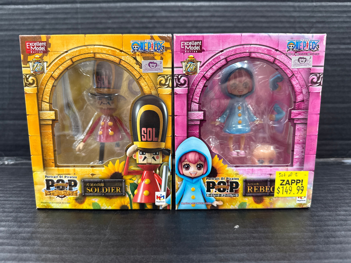 One Piece Portrait of Pirates Set of 2 Soldier and Rebecca (Child)