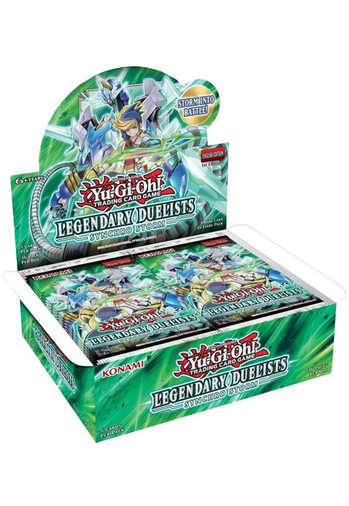 Yugioh Legendary Duelists Synchro Storm Box 1st Edition