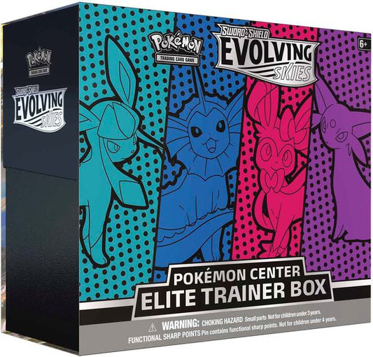 Pokemon Sword & Shield Evolving Skies Pokemon Center Elite Trainer Box (GVSE)