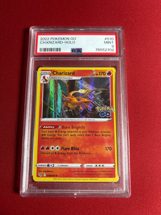 Pokemon Charizard 010/078 PSA 9